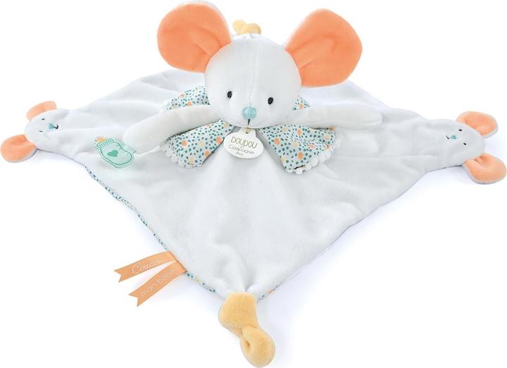Immagine prodotto Doudou et Compagnie Topo di stoffa da coccolare con pupazzo da dito 30 cm