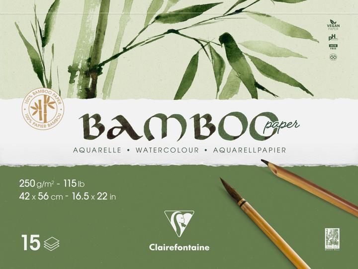 Produktbild Clairefontaine Bambus Block (250 g/m², 20 x)
