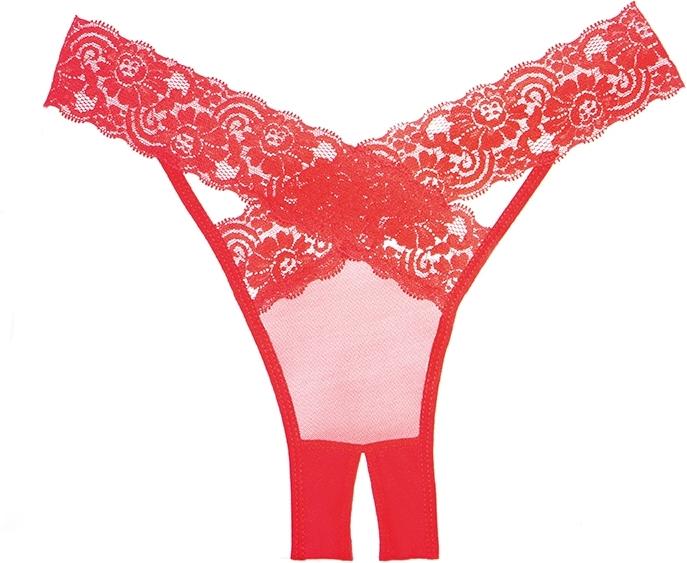 Productafbeelding Allure Desire Panty ( Kruisloos ) - Rood (Eén maat voor iedereen)