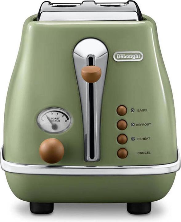 Image du produit De'Longhi Broodrooster Icona Vintage CTOV 2103.GR - Groen