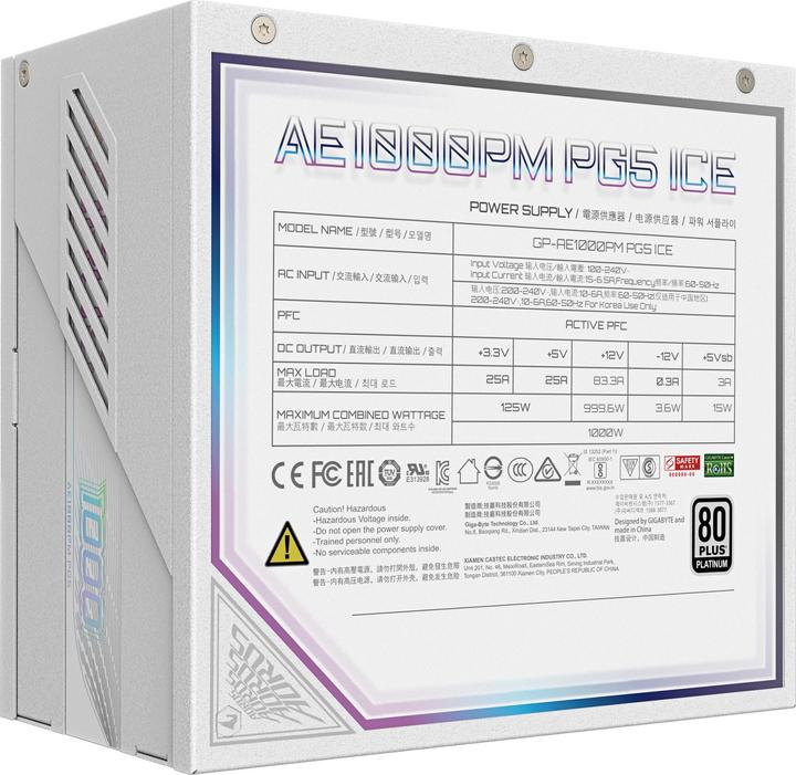Image du produit Gigabyte Aorus Elite P1000W (1000 W)