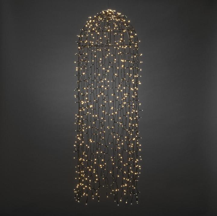 Produktbild Konstsmide LED-Lichtervorhang Qualle, 900 LED, 1.45 m, Outdoor (1.45 m)