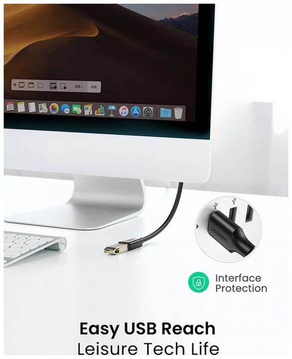 Actual product image Ugreen USB A — USB A (3 m, USB 3.0)