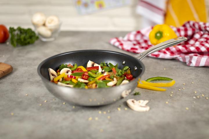 Immagine prodotto Kuhn Rikon Allround (24 cm, Wok, Acciaio inossidabile)