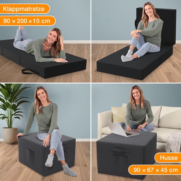 Produktbild Bestschlaf Klappmatratze (90 x 200 cm, Schaumstoffkern)