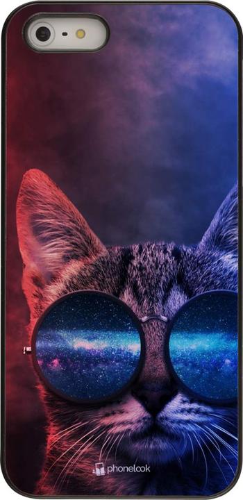 Produktbild PhoneLook Hülle Red Blue Cat Glasses (Apple iPhone 5s, Apple iPhone 5)