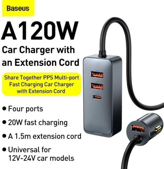Actual product image Baseus Car Charger