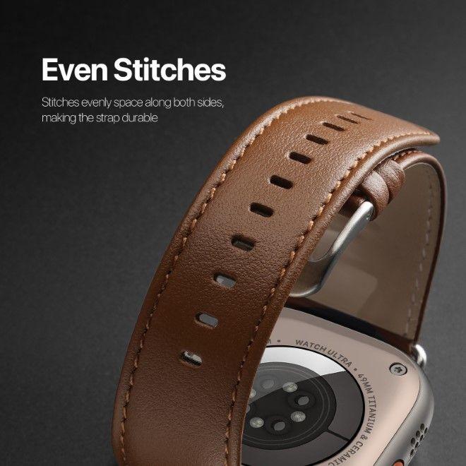 Produktbild Dux Ducis YS Series Echtleder Armband (38 mm, 40 mm, 41 mm, Echtleder, Apple Watch Series 2, Apple Watch Series 3, Apple Watch Series 1, Apple Watch Series 4, Apple Watch Series 5, Apple Watch Series 6, Apple Watch Series 7, Apple Watch Series 8, Apple Watch Series 9, Apple Watch SE)