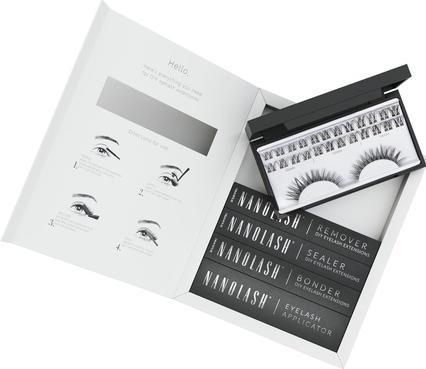 NoName DIY Wimpernverlängerung Starter Kit Cluster Lashes mit Bonder, Sealer, Entferner, Applikator (Wimpern Applikator)