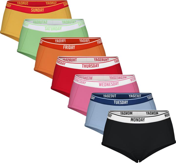 Immagine prodotto Pieces PCLOGO LADY 7er-Pack Unterwäsche (XL, Confezione da 7)