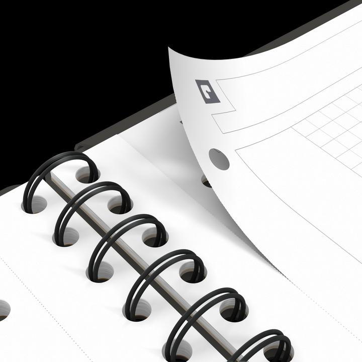 Actual product image Oxford Meetingbook (A4, Checked, Soft cover)