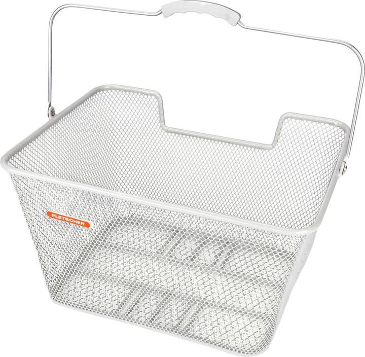 Pletscher Korb mit 3-Punkt-Adapter silber (16 l)