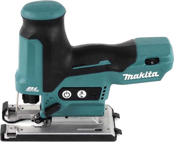 Actual product image Makita JV102DZ Cordless mitre saw 12V MAX, BL motor, without batteries and charger.