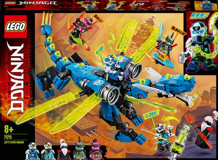 Actual product image LEGO Jay's Cyber-Dragon (71711, LEGO Ninjago)