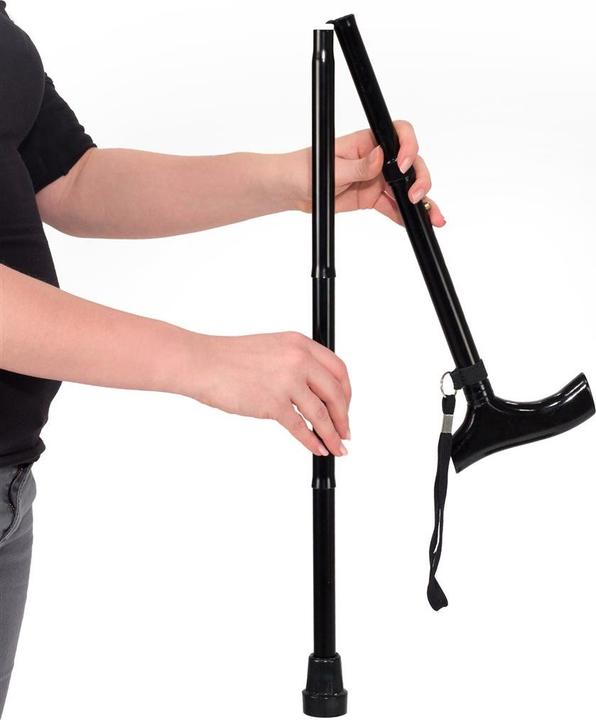 Produktbild Vitility Faltstock 4fach schwarz