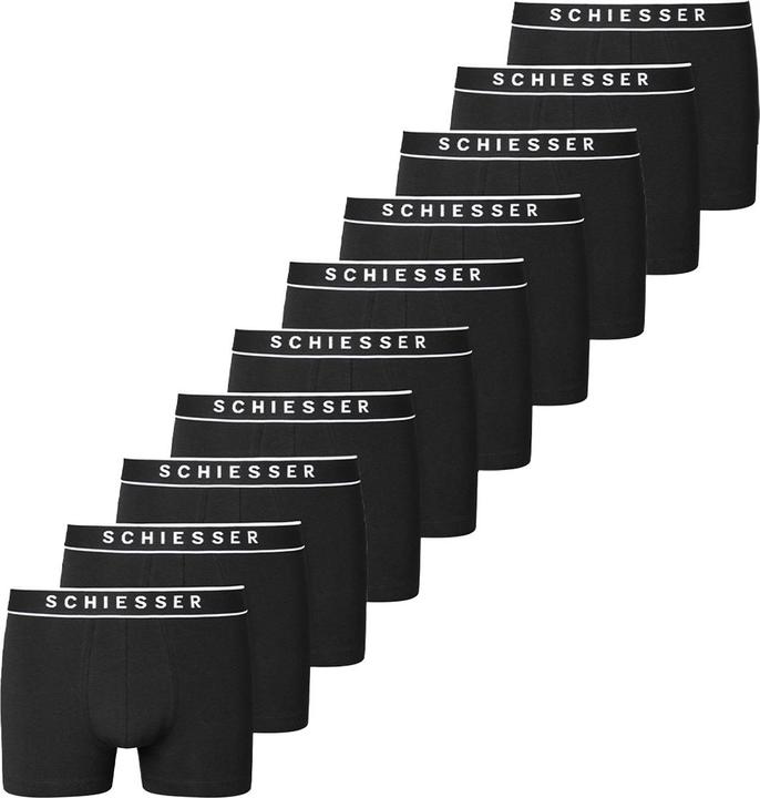 Actual product image Schiesser Pack of 10 95/5 Organic Cotton Retro Short / Pant (10, 4XL, pack of 10)