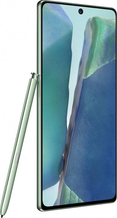 Produktbild Samsung Galaxy Note 20 EU (256 GB, Mystic Green, 6.70", Dual SIM, 12 Mpx, 4G)