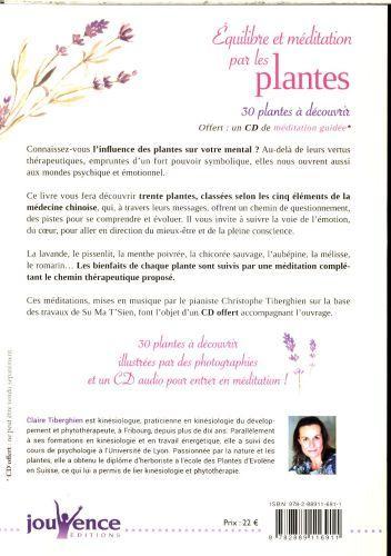 Actual product image Equilibre et méditation par les plantes : 30 plantes à découvrir (French, Tiberghien Claire, 2016)