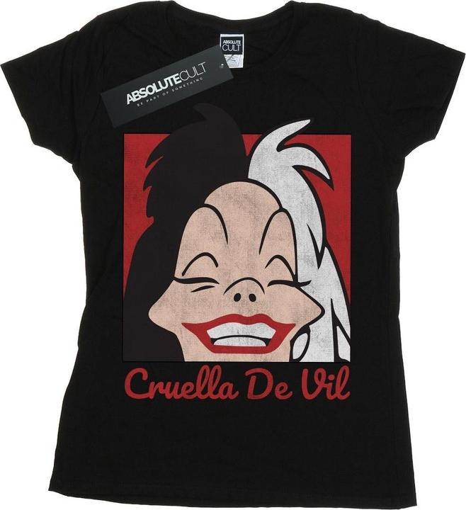 Produktbild Disney Cruella De Vil Cropped Head TShirt (XL)