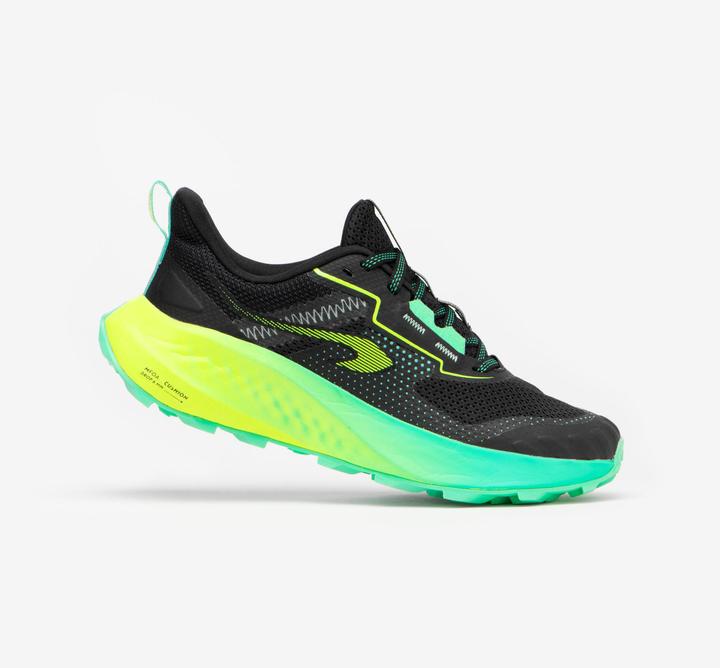 Produktbild Kiprun Laufschuhe Trailrunning Crosslauf Kinder - K500 Grip schwarz/grün (35)