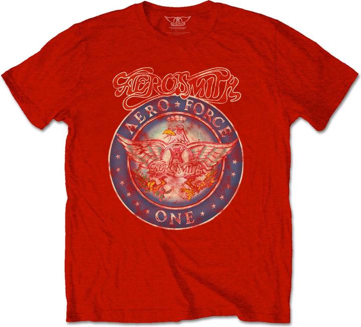 Actual product image Aerosmith Unisex Adult Aero Force T-Shirt (L)