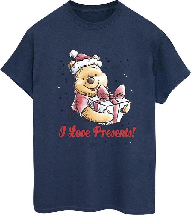 Actual product image Disney Womens/Ladies Winnie The Pooh Love Presents Cotton Boyfriend T-Shirt (M)