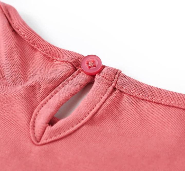 Produktbild VidaXL Kinder-Langarmshirt Altrosa 92,Material: 95 % Baumwolle. 5 (92)