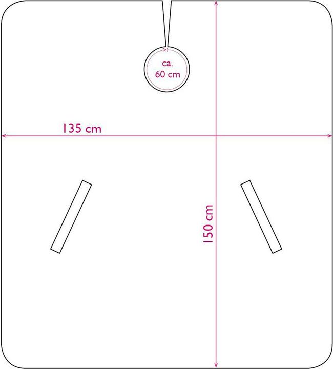 Immagine prodotto Trend-Design T.D. Classic Cape navy 135 x 150 cm