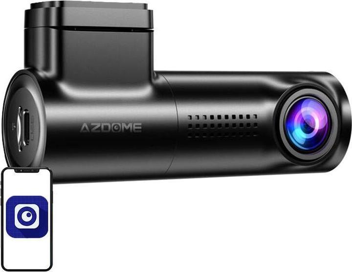 Actual product image AZDome M330 (GPS receiver, Built-in display, Built-in microphone, Night vision, Accelerometer, Wi-Fi, Full HD)