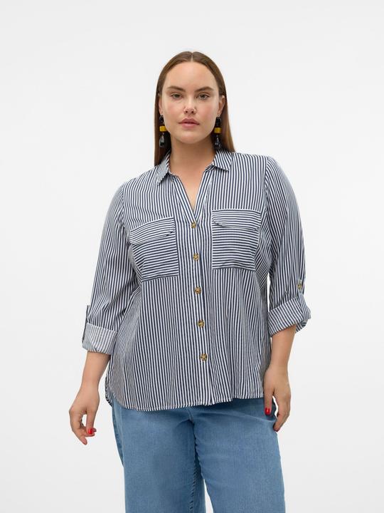 Image du produit Vero Moda Coupe normale Col chemise Manches courbes avec enveloppe Chemise (44)