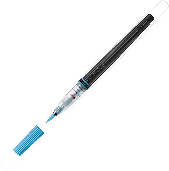 Image du produit Pentel Feutre Color Brush Neon color edition, bleu clair (Bleu clair)