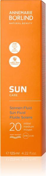Produktbild Annemarie Börlind Sun Serie - Sonnen Fluid SPF 20 (Sonnencreme, SPF 20, 125 ml, 160 g)