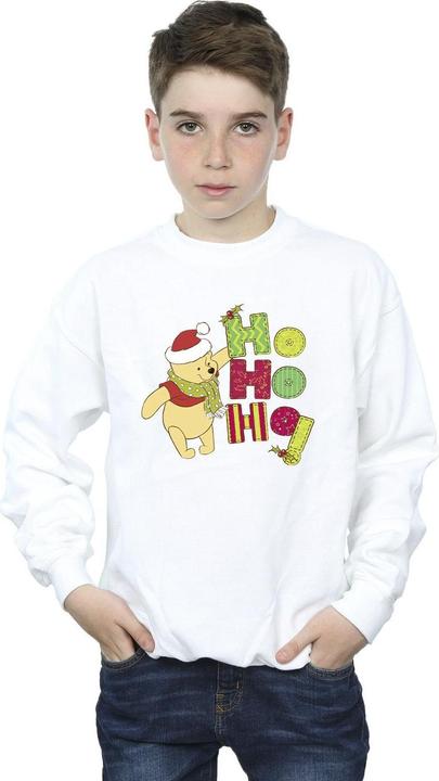 Actual product image Disney Boys Winnie The Pooh Ho Ho Ho Scarf Sweatshirt (152, 158)