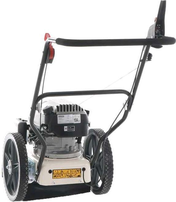 Actual product image Blackstone 4-stroke motorised scythe with petrol-driven wheels