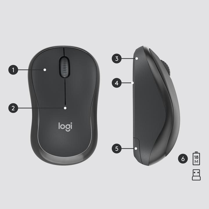 Image du produit Logitech MK295 Silent (ING. Int., Sans fil)