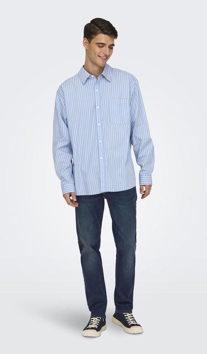 Produktbild Only & Sons ONSBARRET Popelin Hemd Popelin Hemd (XL)