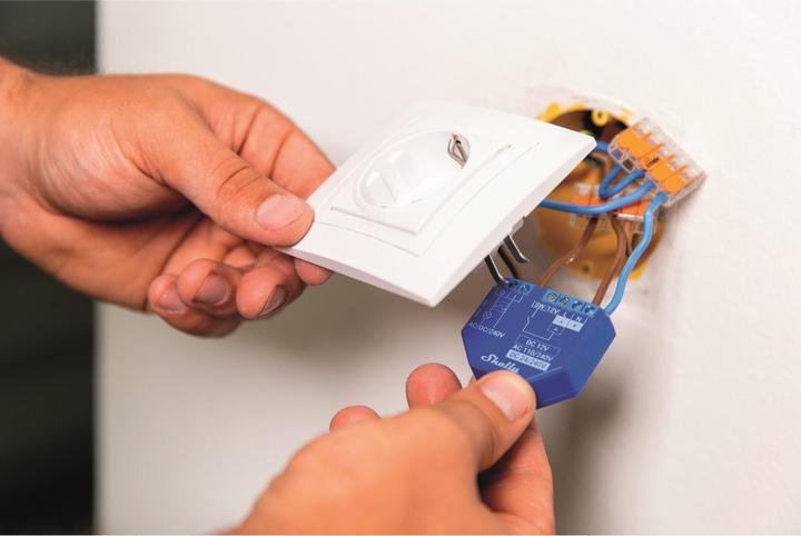 Productafbeelding Shelly WLAN-schakelaar Actuator Plus 1 WiFi-schakelaar (Schakelaandrijving)