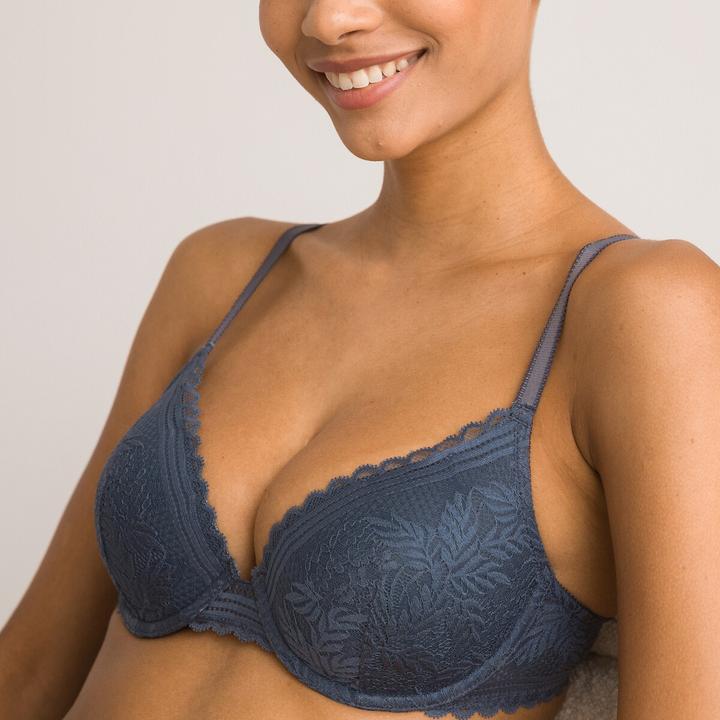 Produktbild La Redoute Collections Volumen-BH aus Recycling-Spitze (75 B)