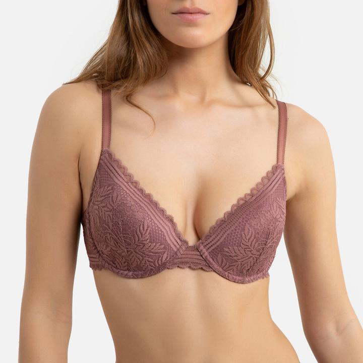 Produktbild La Redoute Collections Volumen-BH aus Recycling-Spitze (75 B)