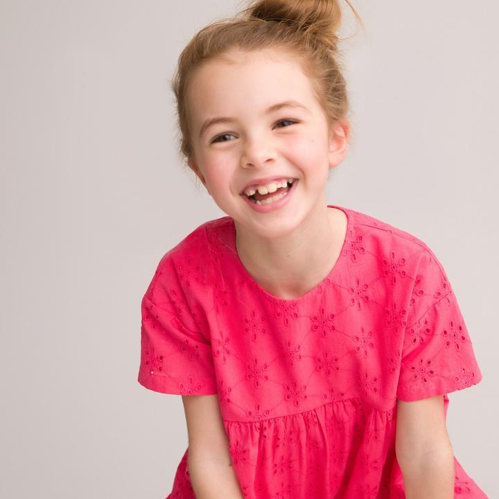 Produktbild La Redoute Collections Kleid mit Lochstickerei (128)