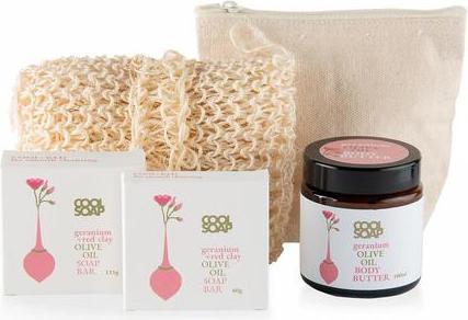 Actual product image The cool projects Cool Soap Gift Set - Geraniums