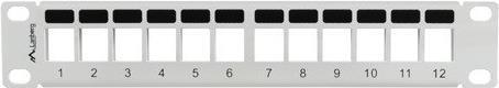 Actual product image Lanberg patch panel blank 12 port 1U
