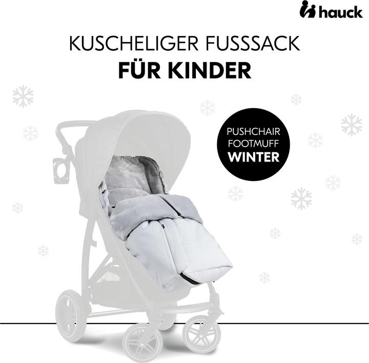 Produktbild Hauck Pushchair Footmuff Winter Grey