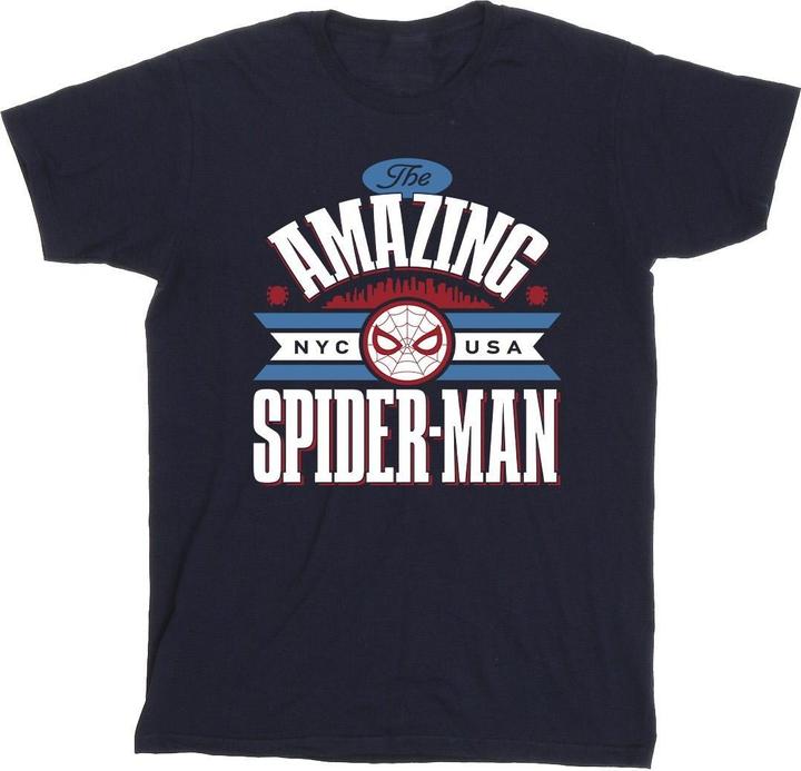 Actual product image Mens Spider-Man NYC Amazing T-Shirt (M)