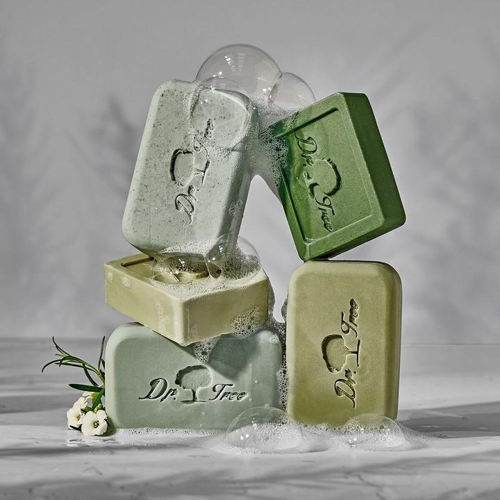 Actual product image Dr. Tree Set Solid Shampoo and Conditioner Bio Frequent Use Exfoliating Scrub Solid Shower Gel (Solid shampoo)
