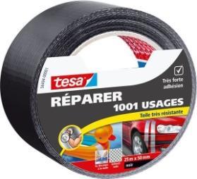 Produktbild tesa Schwarzes Reparaturband 25 m x 50 mm (50 mm)