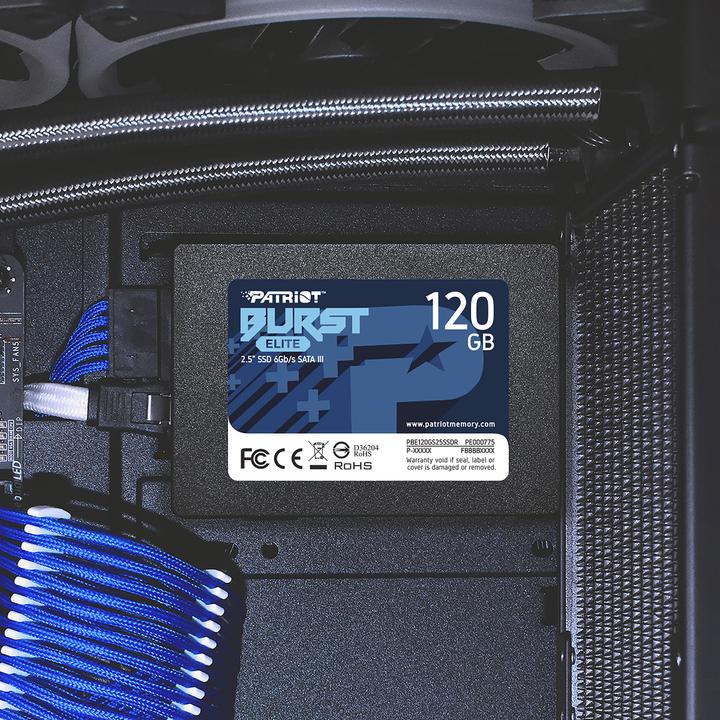 Actual product image Patriot Burst Elite Serial ATA III (120 GB, 2.5")