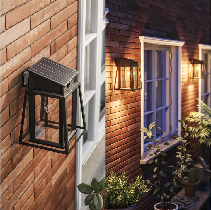 Produktbild Philips Lighting Lysin 929004632801 Solar-Aussenwandleuchte 3.2 W Warmweiss Schw (470 lm, IP44)