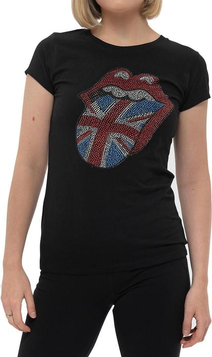 The Rolling Stones Womens/Ladies Classic Embellished Cotton T-Shirt