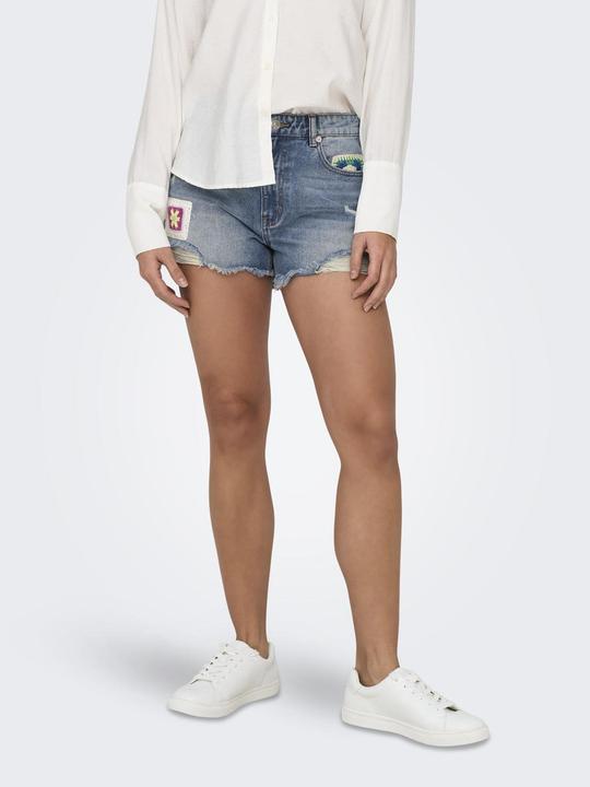 Actual product image Only ONLZUMA Hohe Taille Normal geschnitten Jeans-Shorts Jeans-Shorts (XS)
